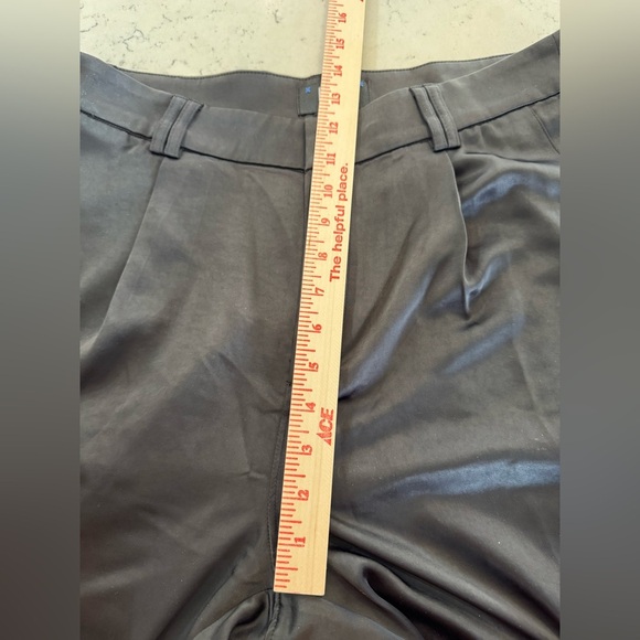 PAIGE Satin cargo pants Black Size 10 Dress Up Holiday Party - Picture 11 of 12
